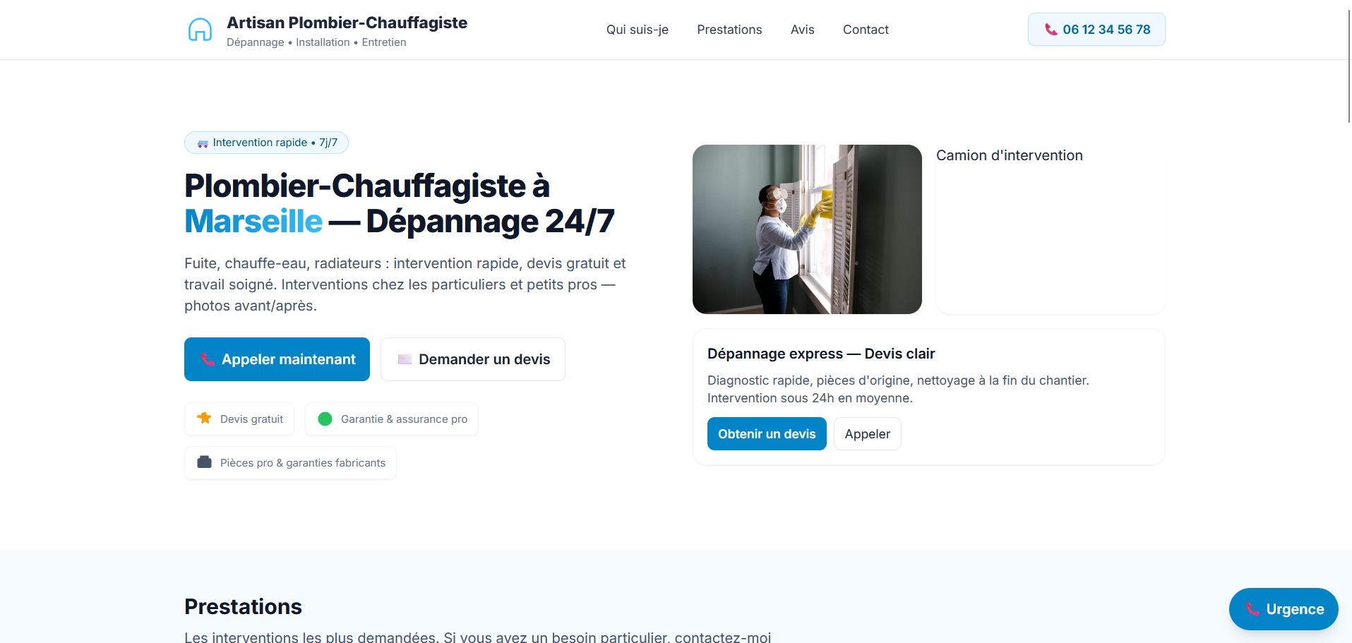 Réalisation — PB Chauffage