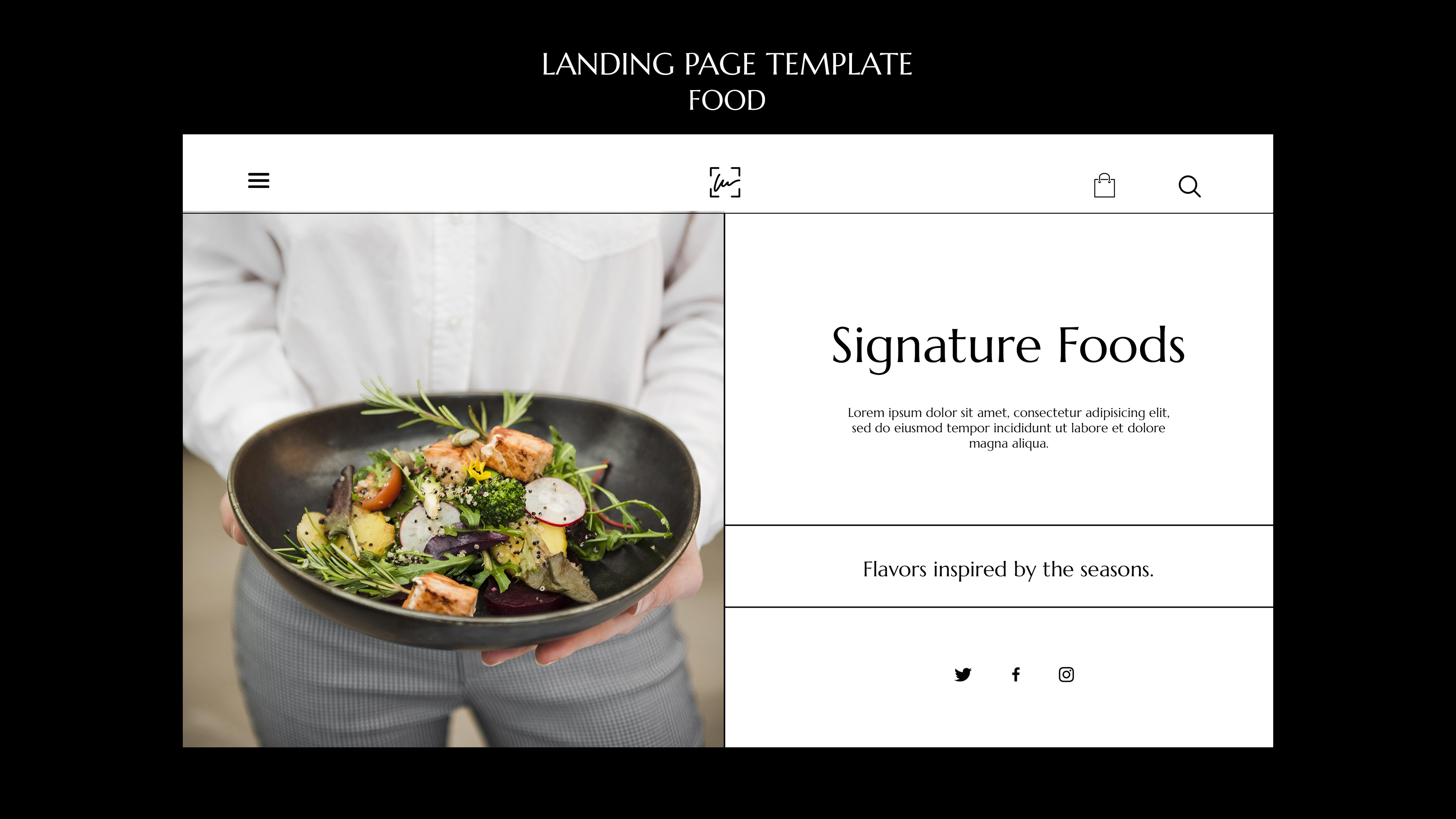 Site vitrine restaurant