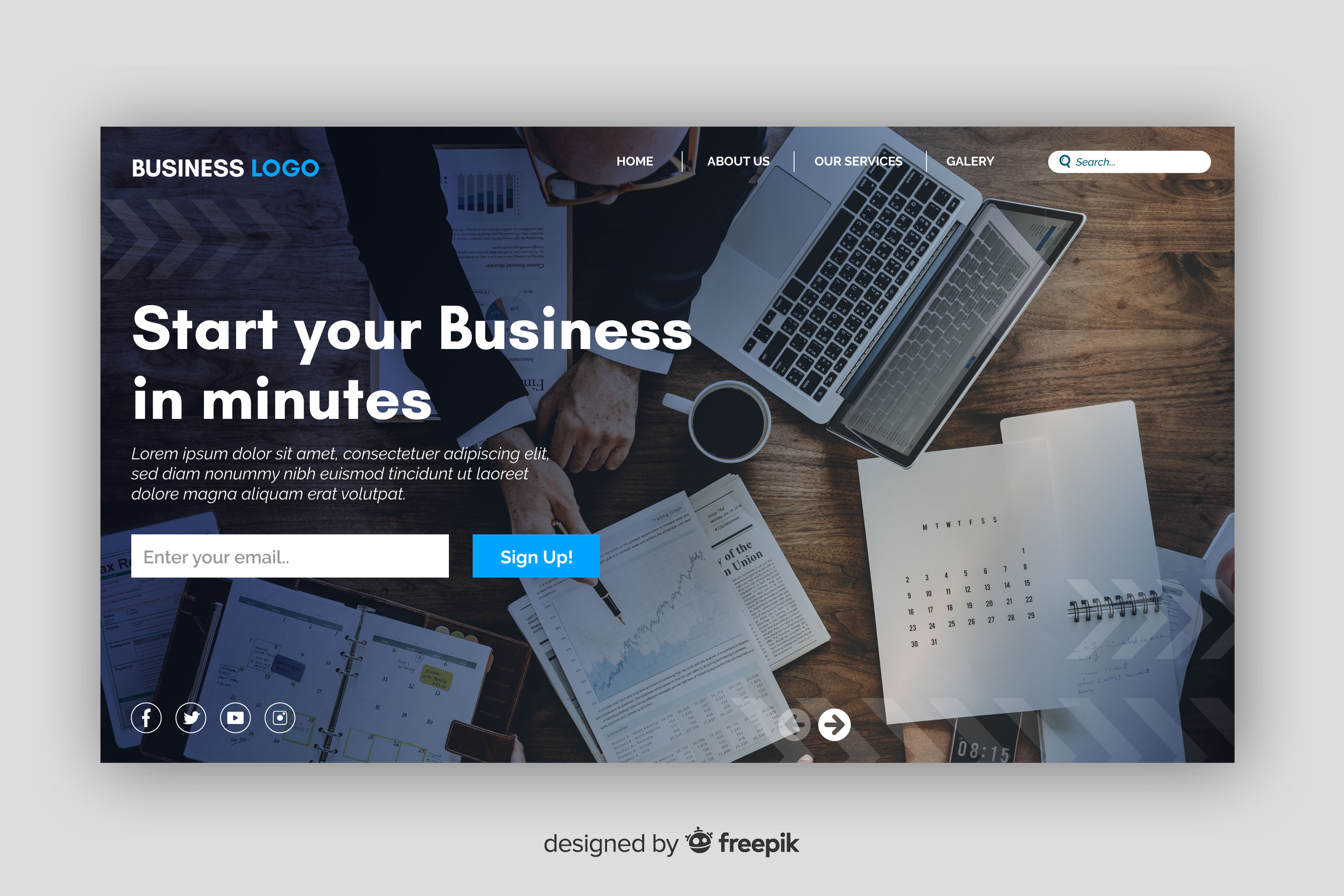Site vitrine complet
