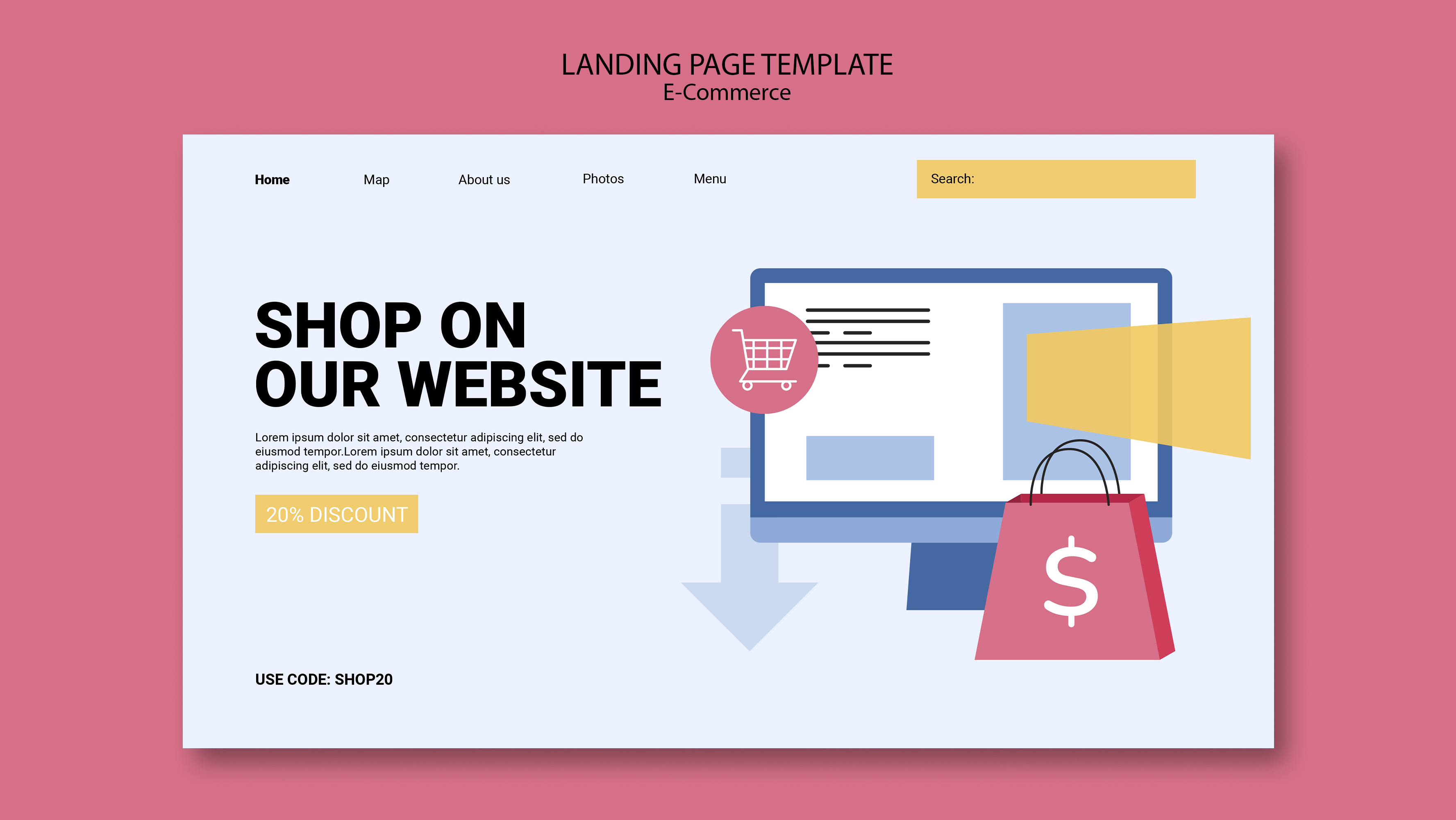 Bannière e-commerce